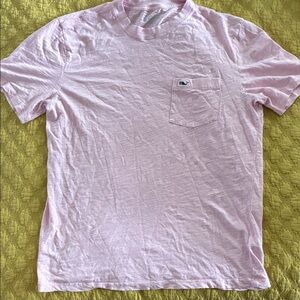 Vineyard Vines Light Pink Pocket Tee for Men